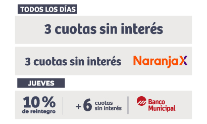 Promociones bancarias, Municipal, Galicia, Santa Fe, Naranja X, BBVA
